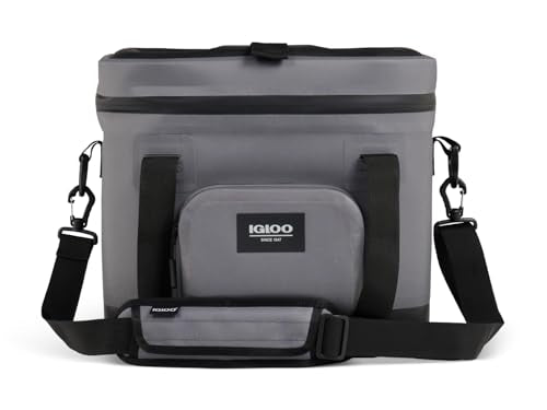 Igloo Trailmate Soft Sided Coolers | Portable Insulated Cooler Bag - color: 18-Can Carbonite