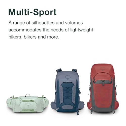 Osprey Tempest 11L Women's Lightweight Hiking Backpack - Small Daypack for Travel & Camping, Frosty Mint Green/Botanica - color: Frosty Mint Green/Botanica, size: 11L - Standard Fit