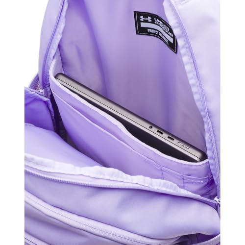 Under Armour Unisex Hustle 6.0 Backpack, (538) Transparent/Transparent/Metallic Silver, One Size Fits Most - color: (538) Transparent / Transparent / Metallic Silver, size: One Size