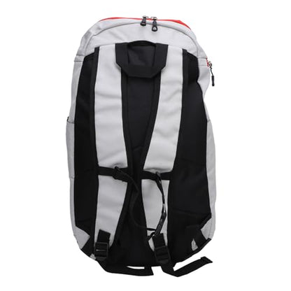 Yinhing Basketball Backpack with Laptop Compartment Large Capacity Lightweight Sports Backpack with Compartment for Wet Dry Separation - color: Grey White