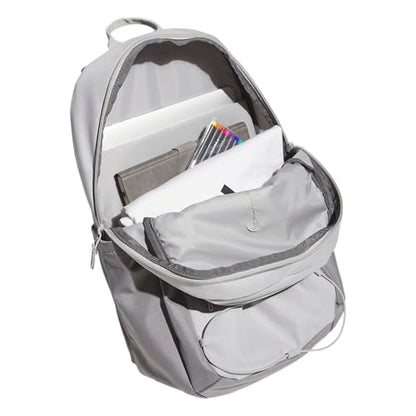 adidas Amplifier Backpack for Laptop, School and Gym, 28L, Grey Three/Grey Two/White/Bungie, OSFA - color: Grey Three/Grey Two/White/Bungie