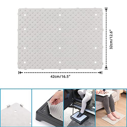 Wefaner Platform Safety Step - Non-Slip Indoor and Outdoor Large Size Mobility Stool, Portable Riser, Anti-Fall Safety Platform for The Elderly, High Rise Stairs - size: Large size