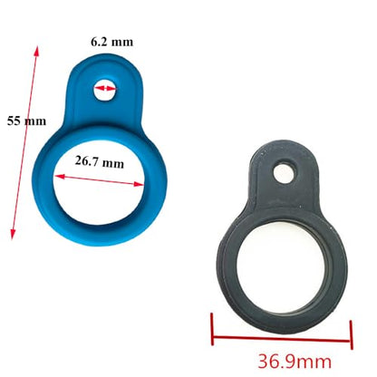 9 Pack Water Bottle Clips with Rubber Hook Hanging Carabiner Water Bottle Holder Carrier for Natural Spring Water Bottles Aluminum Water Bottles Soda Tactical Backpack Travel Camping Hiking
