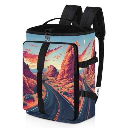 Gym Backpack, Water Resistant Carry-On Bag with Padded Shoulder Straps