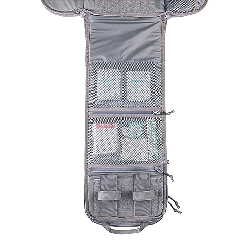 EXCELLENT ELITE SPANKER Medical Backpack Tactical Knapsack Outdoor Rucksack Camping Survival First Aid Backpack（Grey） - color: Grey