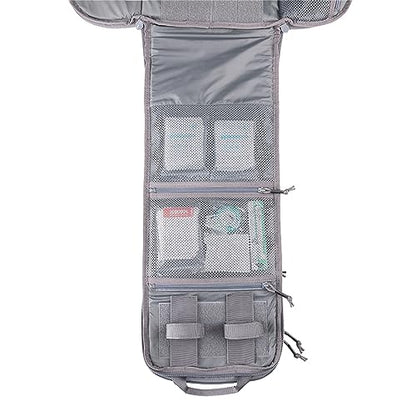 EXCELLENT ELITE SPANKER Medical Backpack Tactical Knapsack Outdoor Rucksack Camping Survival First Aid Backpack（Grey） - color: Grey