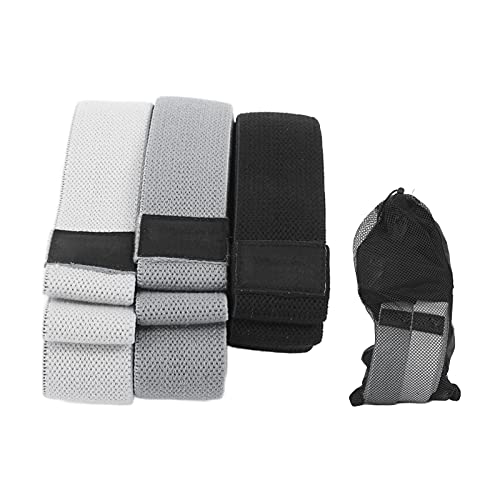 Small Resistance Bands Set, Workout Bands for Legs and Booty, Non Slip Exercise Bands with High Elasticity for Hip Thigh Abs Training, Durable Cotton Polyester Loop Bands for Home