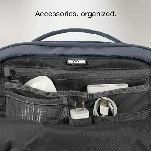 Incase A.R.C. Daypack 24L – Travel Backpack and Laptop Bag for School - Fits up to 16 inch Laptop - 4 Zippered Compartments, 2 Water Bottle Pockets - Commuter and College Backpack - Navy - color: Navy