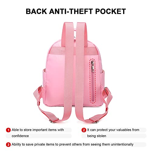 LOVEVOOK Backpack for Women Light Weight Waterproof Backpack Purses Daily Backpack… | Light Weight - color: Pink