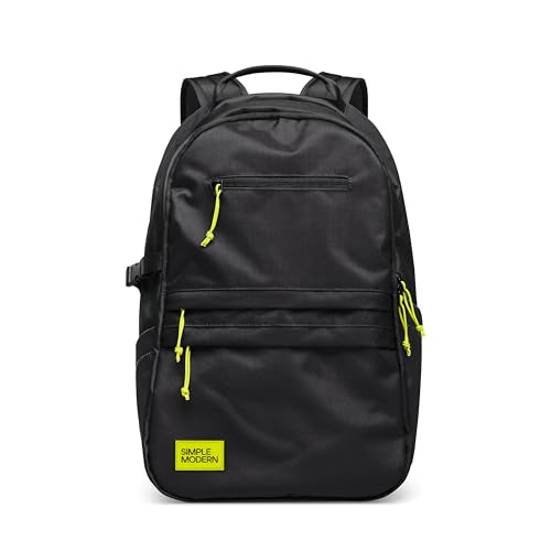 Simple Modern Ellis Backpack for School | Medium 20L Elementary Middle and High School Bookbag for Kids and Teens | Girls and Boys | Midnight Black - color: - Midnight Black, size: Medium | 20 Liter