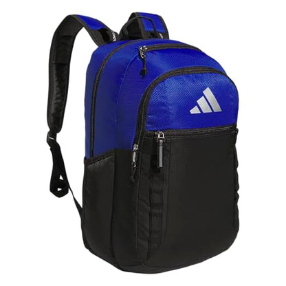 adidas Excel 7 School Backpack for Laptop, Gym and Travel, 34L, Team Royal Blue/Black/Silver Metallic/7.5, OSFA - color: Team Royal Blue/Black/Silver Metallic/7.5, size: One Size