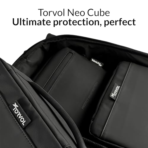 Torvol NeoCube Pro, Modular Camera and Drone Insert for Neo Backpack – Dual Access, Mesh Pockets, Rain Cover – 18L