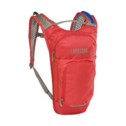 CamelBak Mini M.U.L.E. Kids Hydration Backpack, Lightweight Trail and Bike Pack with 50oz Reservoir - color: Scarlet