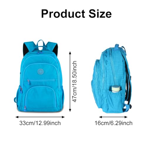 Waterproof Casual Daypacks Superbreak Backpack 24L Laptop Backpack for Women & Men Fits Tourism Business (Blue)