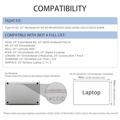 RAINYEAR 14 Inch Laptop Sleeve Case Protective Soft Padded Zipper Cover Carrying Computer Bag Compatible with 14“ Chromebook Computer Notebook for Dell HP ThinkPad Lenovo Acer(Black) - color: Black, size: 14"