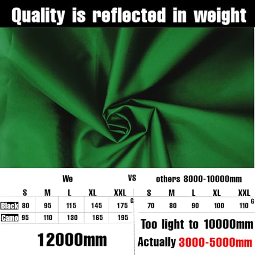 Joy Walker Waterproof Backpack Rain Cover, 12000mm Ultra-Waterproof, Upgraded Ultra-Strong Multilayers, Antislip Buckle Strap - color: Military Green, size: XL (for 50-70L backpack)