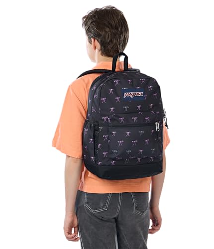 JanSport Cross Town Plus Backpack - Large Main Compartment, Side Water Bottle Pocket, 15-Inch Padded Laptop Sleeve - Bad Bows - color: Bad Bows