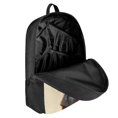 African Custom Name Backpack for School Girls 3rd Grade/4Th Grade Back to School Afro Personalized Bookbag for Kids 4-6/3-5 Student Book Bag - color: African Black Girl-1