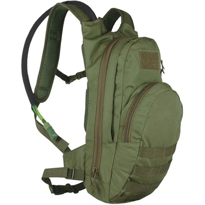 Compact Modular Hydration Pack - color: Olive Drab