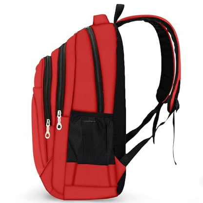rickyh style Stylish Backpack: Multi-functional and Lightweight Bag for Travel, School, and Outdoor Activities - color: 007hongse