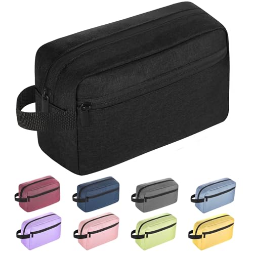 Icramsy Travel Toiletry bag Toiletry bag for women men Hanging Cosmetic bag Travel accessories for Women Men (Black) - color: Black