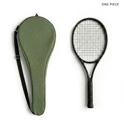 Tennis Bag Lightweight and Padded Tennis Rackets Cover with Adjustable Shoulder Strap - color: Olive Green, size: 31"x11.4"