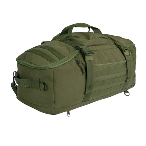 Rothco 3-In-1 Convertible Mission Duffle Bag, Olive Drab | 60L Large Travel Backpack, Heavy-Duty 900D Polyester, Gear Bag - color: Olive Drab