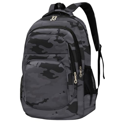 rickyh style Stylish Backpack: Multi-functional and Lightweight Bag for Travel, School, and Outdoor Activities - color: 007shenhui