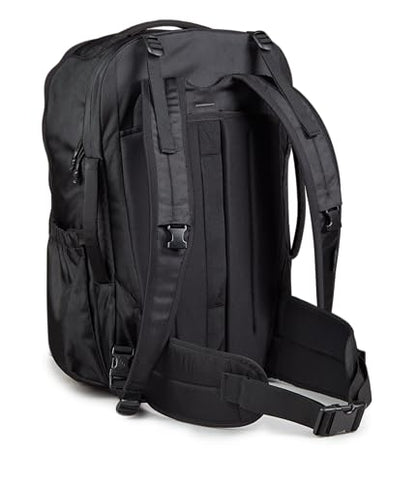 JanSport Venture Pack – Travel Pack With Large Main Compartment with Compression Straps, Dual Water Bottle Pockets, Padded Hip Belt & Luggage Trolley Pass-Through, Black - color: Black, style: Venture Pack