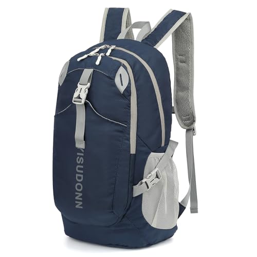 Hiking Backpack, 30L Lightweight Camping Water Resistant Large Hiking Bag Outdoor Travel Daypack for Men Wome - color: Blue