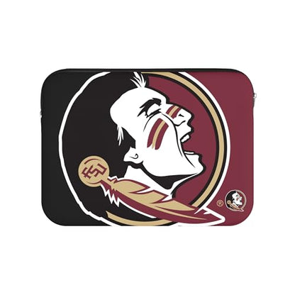 FOCO NCAA Official 15" Inch Colorblock Primary Logo Zipper Laptop Computer Sleeve Case Bag (Florida State Seminoles) - color: Florida State Seminoles