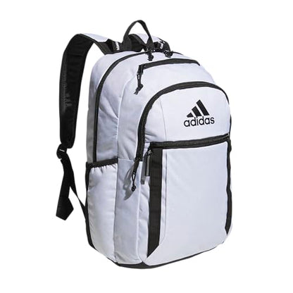 adidas Excel 7 School Backpack for Laptop, Gym and Travel, 34L, Twill White/Black/7, OSFA - color: Twill White/Black/7, size: One Size