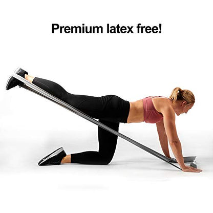 Resistance Band for Working Out | Super Exercise Bands 8,16,24 Yard Bulk Rolls |10 Strengths in Light Medium and Heavy Resistance Bands | Latex Free Workout Bands Including App and e-Book - size: 16 Yards, style: XX Heavy