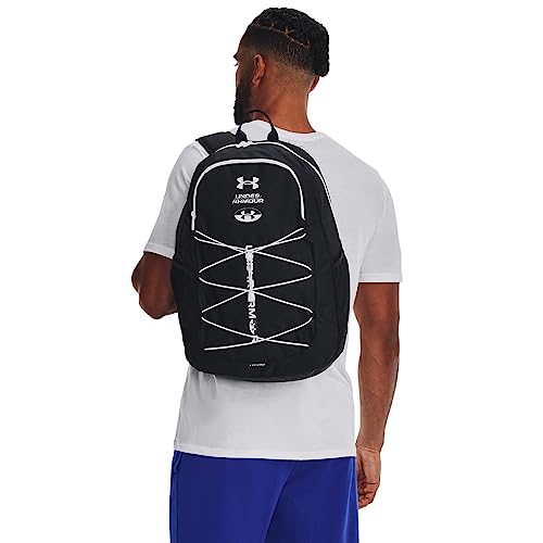 Under Armour Hustle Sport Backpack - color: (019) Black / Black / White