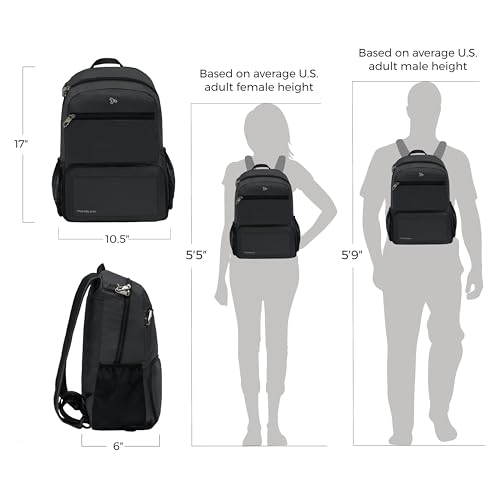 Travelon Anti-Theft Active Packable Backpack - color: Black