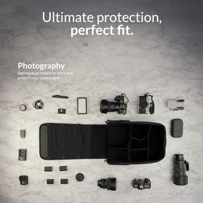 Torvol NeoCube Pro, Modular Camera and Drone Insert for Neo Backpack – Dual Access, Mesh Pockets, Rain Cover – 18L