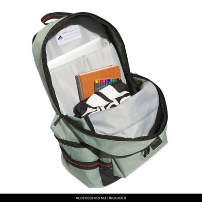 City Icon Backpack - color: Silver Green/Impact Orange