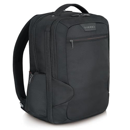 EVERKI Studio Expandable 26L Laptop Backpack – Business & Carry On Travel Backpack for Men & Women with Expandable Storage Padded Laptop Compartment Professional Backpack Fits Laptops up to 15", Black - size: 26 Liters