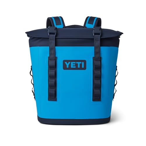 YETI Hopper M Series Backpack Soft Sided Coolers with MagShield Access - color: Big Wave Blue, size: M12