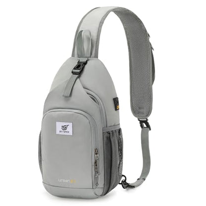 SKYSPER Sling Bag RFID Crossbody Sling Backpack Cross Body Shoulder Bag Travel Hiking Daypack for Women Men(Sagegreen) - color: Sage Green