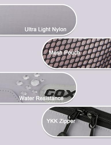 GOX Travel Toiletry Bag Dopp Kit Case for Men Multifunction Packing Organizer Pouch (Lavender purple) - color: Lavender purple