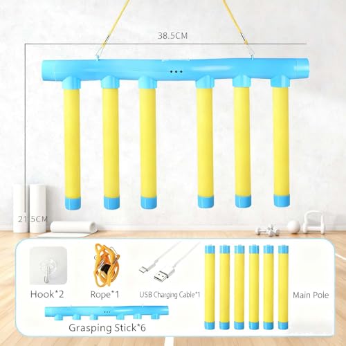 Reflex Game Falling Sticks,Reflex Stick Game,Reflex Challenge Game, Catching Sticks Game, Drop Stick Game,Speed Stick Game, Reaction Time Training, Hand Eye Coordination Training - color: Yellow