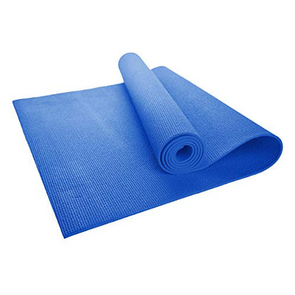 10-Pack Yoga Mat, 68" x 24" Non Slip Exercise Mat, 4mm Thick Gym Mat for Fitness and Stretching, Bulk Non Toxic Yoga Mats for Schools and Studios - color: Blue