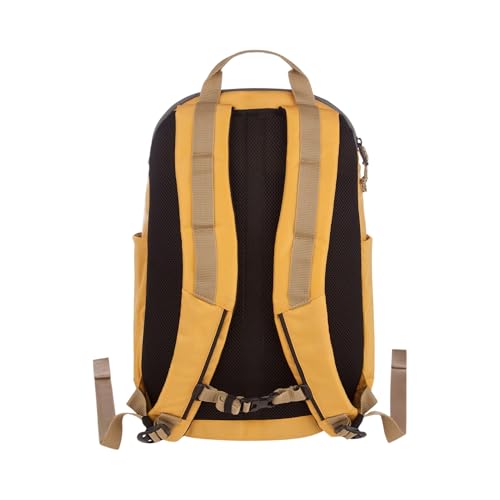Eddie Bauer University Backpack 26L | Everyday Carry | Work | Travel | Commuter | Padded Laptop Sleeve | Stretch Bottle Pockets | Lightweight | Durable - Field Gold - color: University - Field Gold, size: 26L