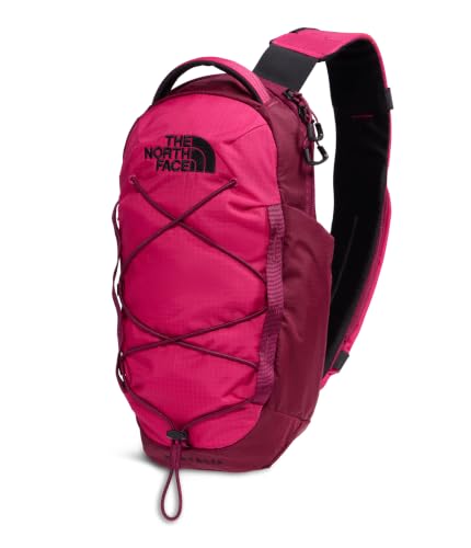 THE NORTH FACE Borealis SIing Bag | Crossbody Adjustable Strap, Water Repellent Finish, Multiple Compartments, Tablet Sleeve - color: Lali Guran/Burgundy Crush/Tnf Black