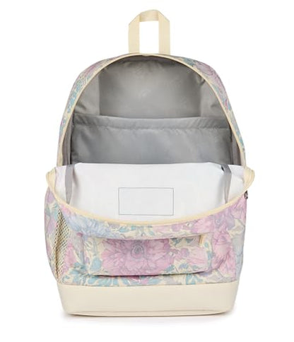 JanSport Cross Town Plus Backpack - Large Main Compartment, Side Water Bottle Pocket, 15-Inch Padded Laptop Sleeve - Faded Tapestry - color: Faded Tapestry