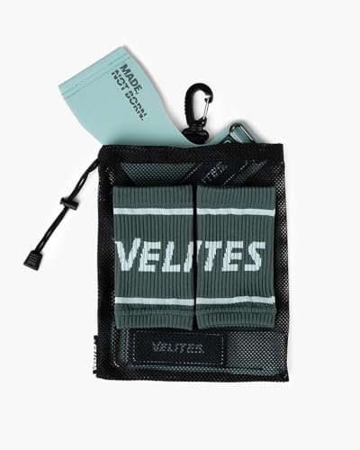 Velites - All Terrain Grips - Official Crossfit® Games Gymnastics Grips - No-Chalk Required - for All Bars & Surfaces - Includes Wristbands & Bag - color: Mint, size: Large