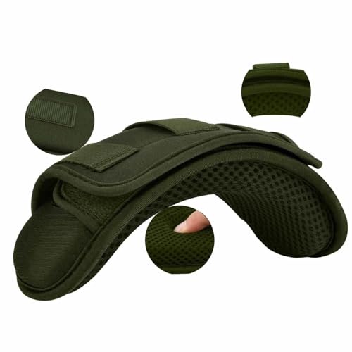 ZINMARK Tactical Shoulder Pad with Ultra-Thick Cushion for Vest Shoulder Straps and Backpacks, Comfort and Breathable,Army Green - color: Army Green