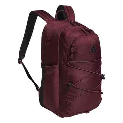 adidas Amplifier Backpack for Laptop, School and Gym, 28L, Maroon/Black/Bungie, OSFA - color: Maroon/Black/Bungie