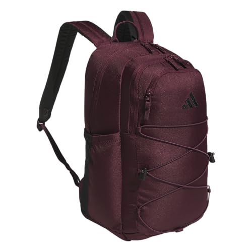 adidas Amplifier Backpack for Laptop, School and Gym, 28L, Maroon/Black/Bungie, OSFA - color: Maroon/Black/Bungie